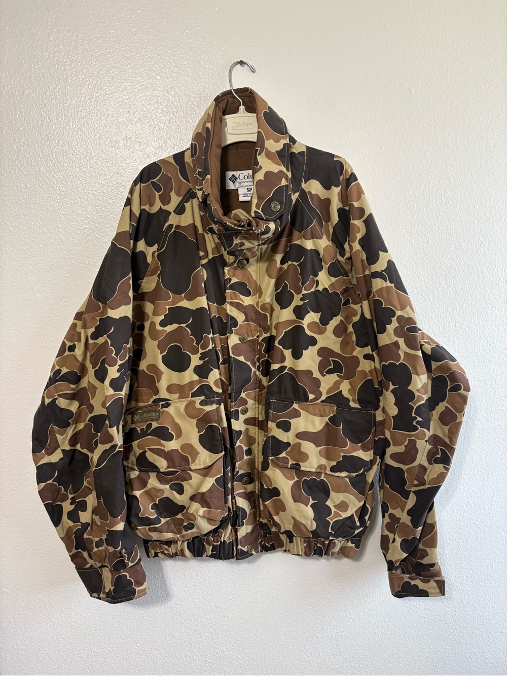 VINTAGE Columbia XXL Duck Camo 3 in 1 Hunting Jacket Outdoor Travel Gorpcore